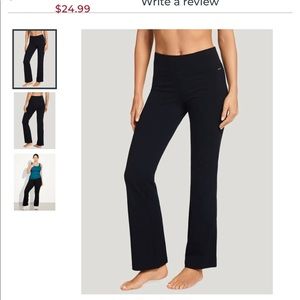 Bootcut petite yoga pants, Jockey Petite Plus Size Slim bootcut yoga pants
